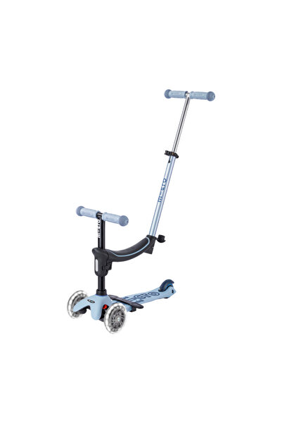 Micro Mini 6 in 1 Deluxe Rock and Go LED Scooter Ocean Slate