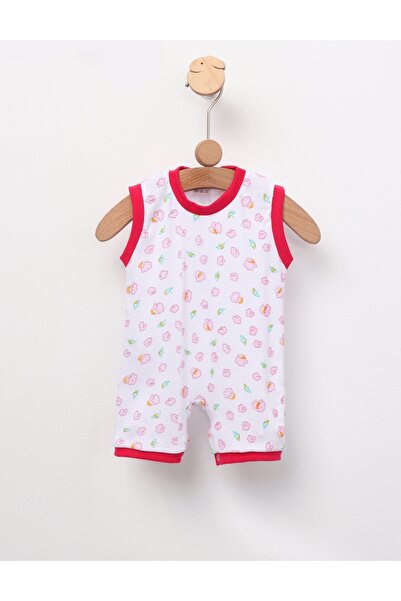 MiniKids Ομπρέλες και Σύννεφα Ολόσωμη Φόρμα M-S ροζ μοντέλο