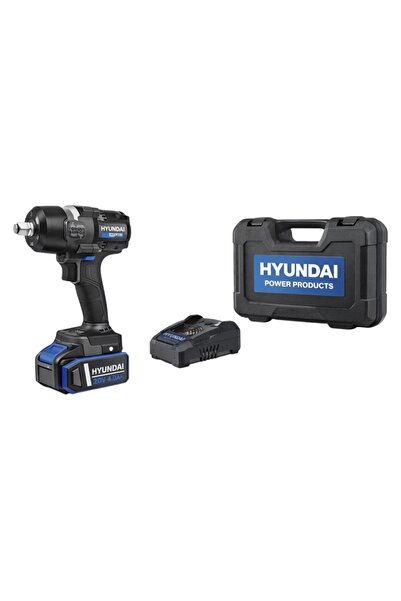Hyundai IW20X-700FT Akülü Darbeli Somun Sıkma 20V 700Nm Kömürsüz Motor Tek Ak...