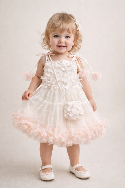 Uğur bebe Tutu haljina sa torbom za devojčice, podstavljena, slojeviti tajl, ...