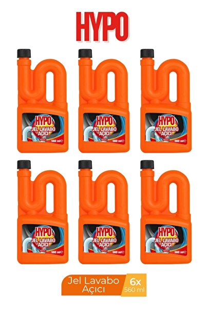 Hypo JEL LAVABO AÇICI 560 ML X 6 ADET