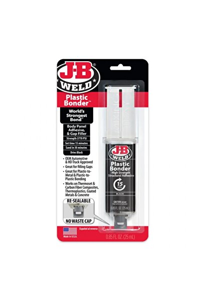 JB Weld Εποξική Κόλλα Δύο Συστατικών J-B WELD PLASTICBONDER™ SYRINGE – 25 ML ...