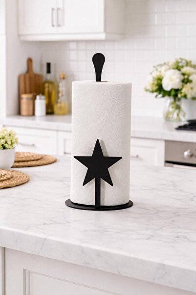 VENON ΜΑΥΡΟ ❤️   Μοντέλο Αστέρι ❤️   Επιτραπέζια θήκη για χαρτοπετσέτες και χ...