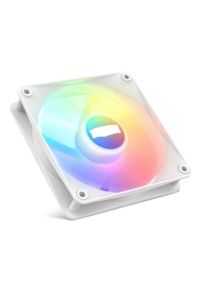 TAPLIN BUBALUS B-120W Beyaz 12cm Kasa İçi Uyumlu Rainbow Işıklı Fan
