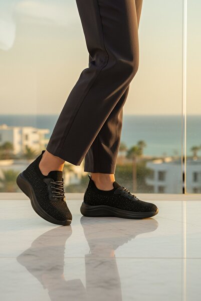 AYAKMOD Black Anorak Lightweight Breathable Women's Casual Shoes 332171 Z