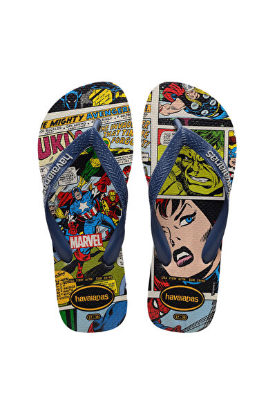Havaianas ΚΟΡΥΦΑΙΑ ΚΛΑΣΙΚΑ ΣΑΝΔΑΛΙΑ MARVEL ΑΝΘΡΑΚΙ/ΜΠΛΕ ΙΝΔΙΓΚΟ 27-28