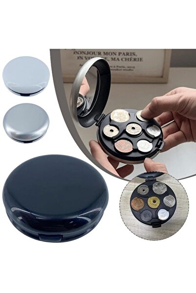 Generic Compact Aluminium Coin Despenser Portable Money Organizer