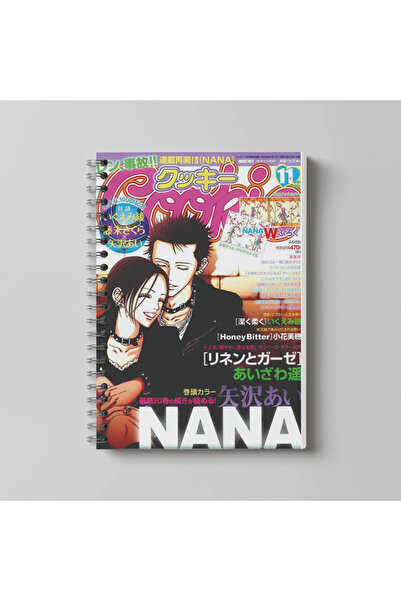 nihonwosekai Caiet spiralat A4 NANA Anime, 60 de foi, Osaki Nana Komatsu