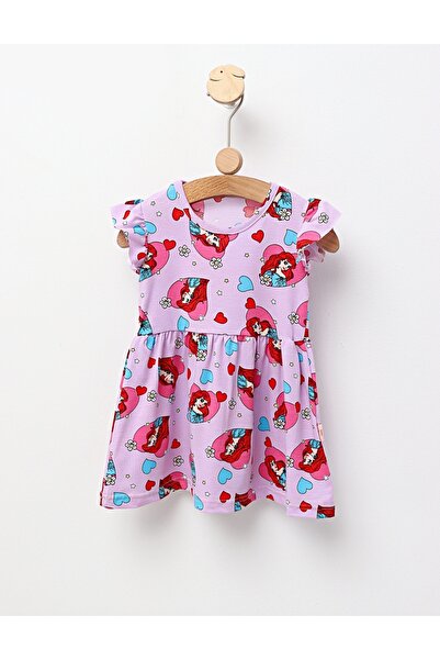 MiniKids Φόρεμα Γοργόνας Άριελ, μωβ-κόκκινο