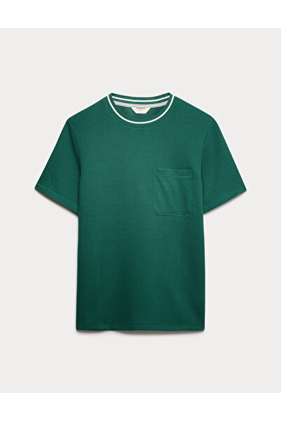 Marks & Spencer Pamuk Karışımlı Oversize Pijama Üstü