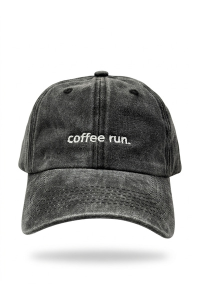 CAP BROS Για έναν ποτό καφέ. Κεντημένο Καπέλο Αντίκα