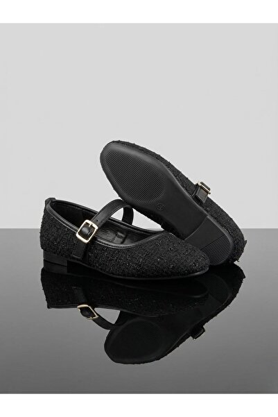 Passeri Shoes حذاء باليه نسائي من القماش اللامع مريح وعصري للاستخدام اليومي