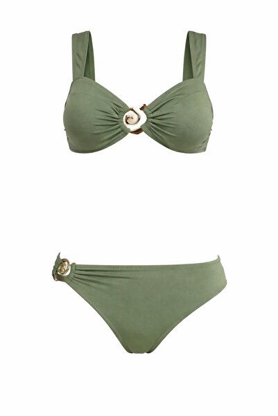 SAILOR moda Women's Bikini Set with Strapless Accessories