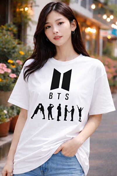 puolikuu Μπλουζάκι Oversize με στάμπα Arirang World Tour BTS