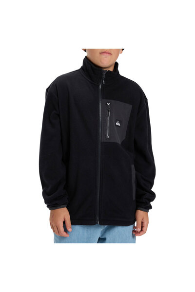 Quiksilver ICE FIELDS K ZIP FLEECE ΜΑΥΡΟ 14Y