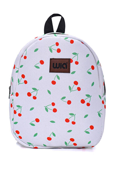 Wia Чанта за детска градина и ясла със забавен принт и едно отделение