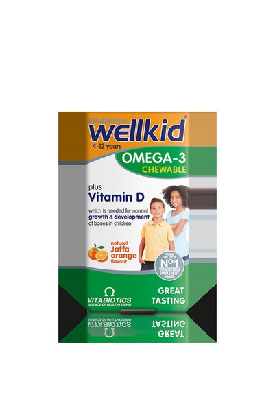 Vitabiotics ويلكيد أوميغا-3 قابل للمضغ 60 كبسولة