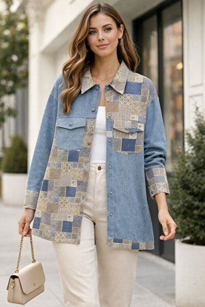 Kayra Kareli Kot Çeket