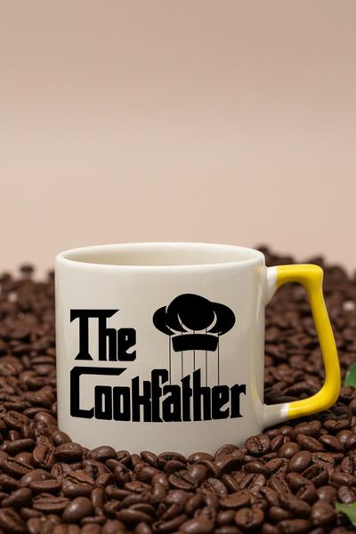 qoeuyl boutique كوب هدية مطبوع عليه The Cookfather Baskılı Gotfather Esprili ...