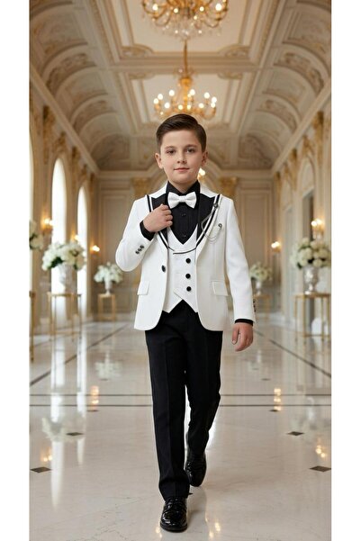 Esterella Chain Wedding Dress Boys' Suit