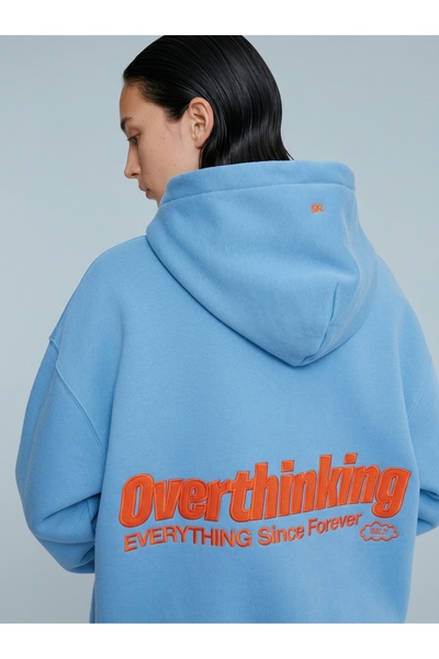 NİCE oversized με κουκούλα γραφικό με τύπωμα φούτερ