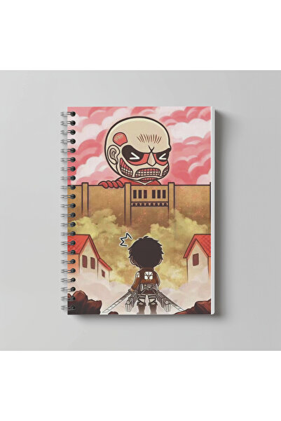 nihonwosekai AOT Attack on Titan Titana Saldırı Anime Caiet spiralat format A...