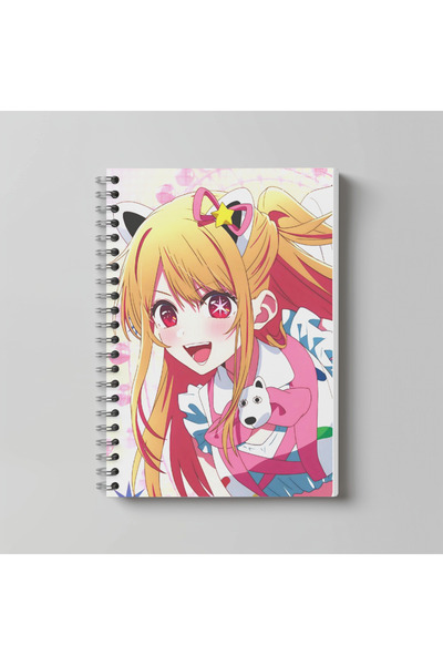 nihonwosekai Oshi no Ko Anime Caiet spiralat A4 60 de foi Oşi no Ko