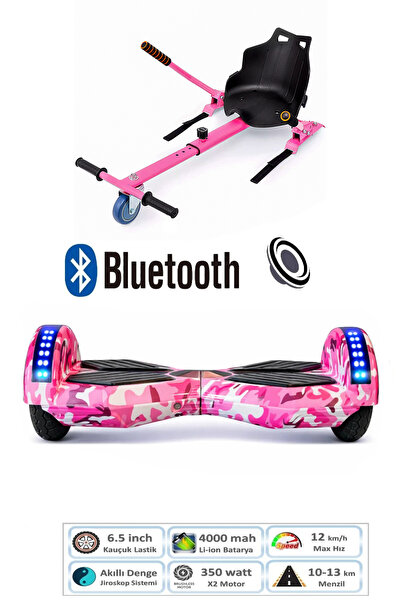 CityMate Smart Balance Elektrikli Kaykay Hoverboard 8.5inch + Hoverkart Set A...