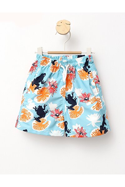 MiniKids Σορτς μπάνιου din fas μοντέλο See Fauna blue