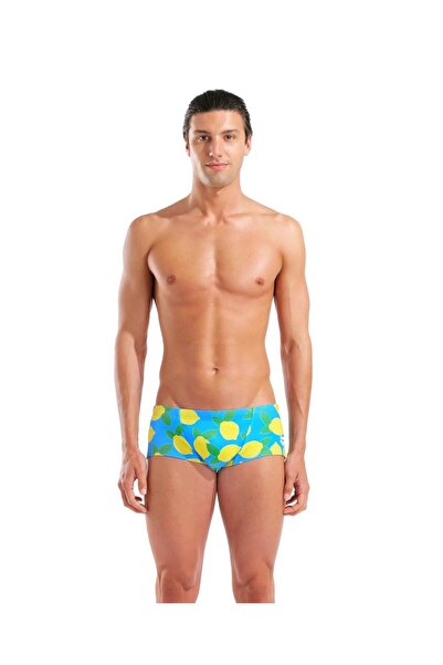 ARENA Ανδρικό μαγιό κολύμβησης με χαμηλή μέση γραμμή και σχέδιο λεμόνια