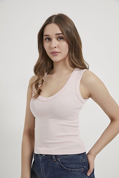 Arma Life Armalife 6777 V-Neck Sleeveless Women's Bodysuit