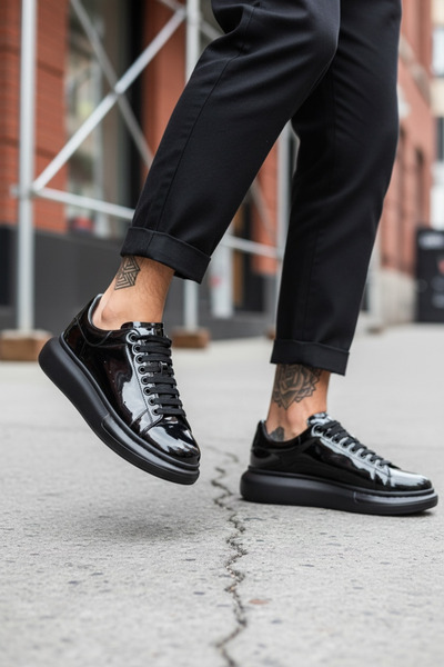 casualshoes Πολυτελή ανδρικά sneakers από οικολογικό δέρμα, εξαιρετικά άνετα,...