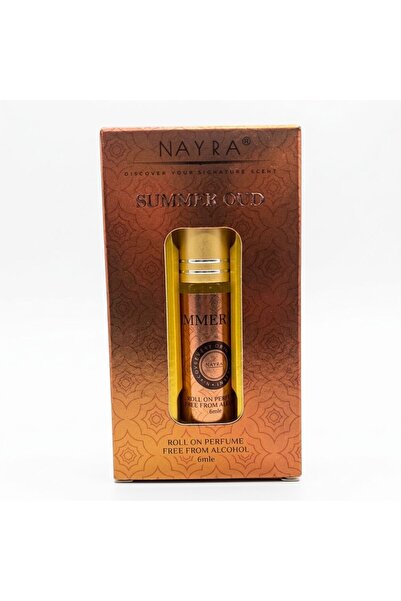 NAYRA عطر Summer Oud رول أون– خالي من الكحول 6 مل