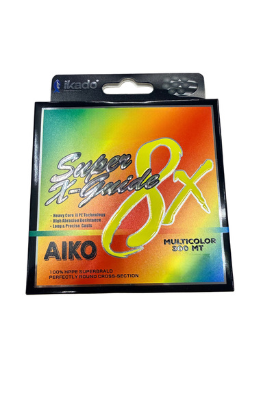 esca fishing İkado Aiko 300 Meters 8X Braided Multi Color Fishing Line
