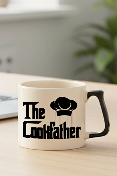 qoeuyl boutique كوب هدية مطبوع عليه The Cookfather Baskılı Gotfather Esprili ...