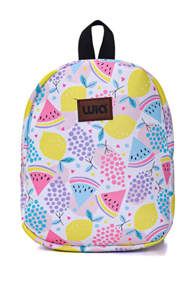 Wia Чанта за детска градина и ясла със забавен принт и едно отделение