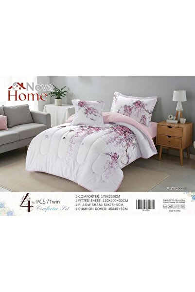 novahomeart The Summer Mat with a Touch of Spring, 4 Pieces