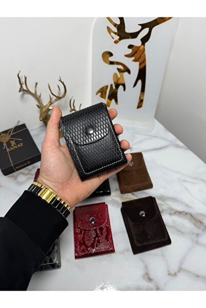 SANAT 100% Genuine Crazy Leather Hand-Sewn Minimalist Wallet - Vintage with S...