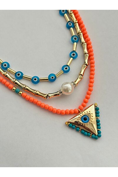 mibrillo 3-Piece Necklace Set Summer Necklace Trendy Necklace