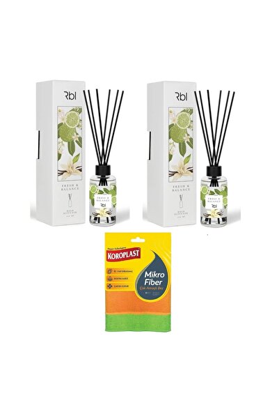 Rebul ÇUBUKLU ODA KOKUSU FRESH&BALANCE 2 Adet 100 ML koroplast çok amaçlı mik...