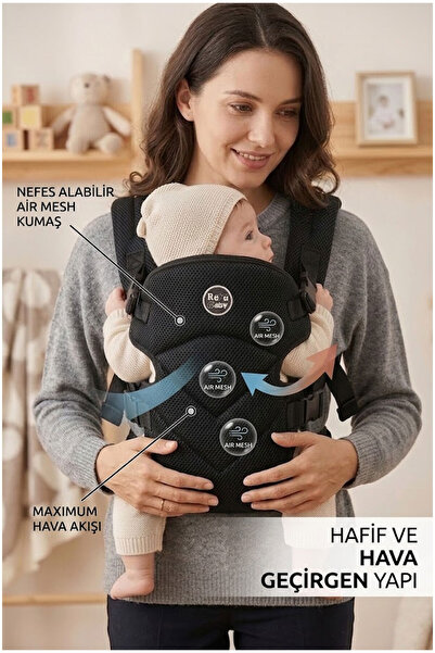 RevuBaby Air Mesh Kanguru Anakucağı Bebek Taşıma Çantası