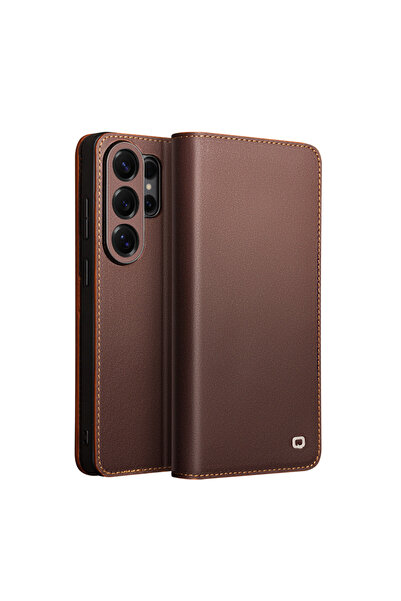 QIALINO Samsung Galaxy S26 Ultra Δερμάτινη Θήκη Πορτοφόλι Αναδιπλούμενη, με Θ...