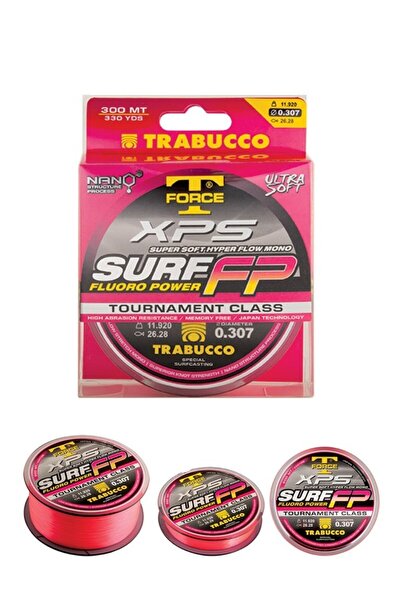 TRABUCCO خيط صيد XPS Surf FP Fluoro Power بطول 300 متر