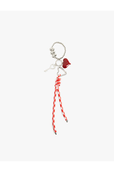 Koton Λεπτομερές μπρελόκ καρδιάς με πολύχρωμα μεταλλικά αξεσουάρ