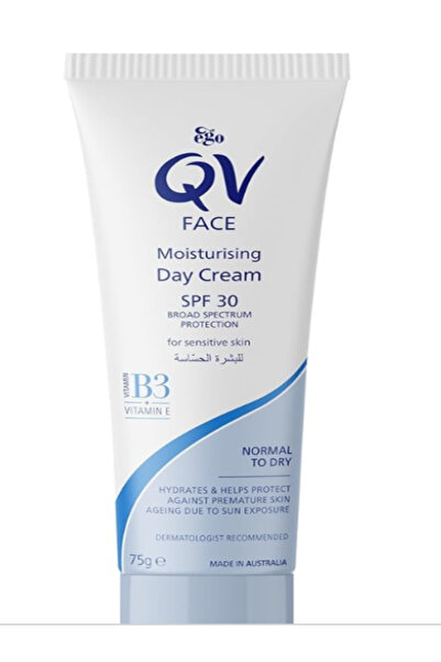 Ego كريم الوجه النهاري q v مع عامل حماية من الشمس SPF30 بوزن 75 جرام