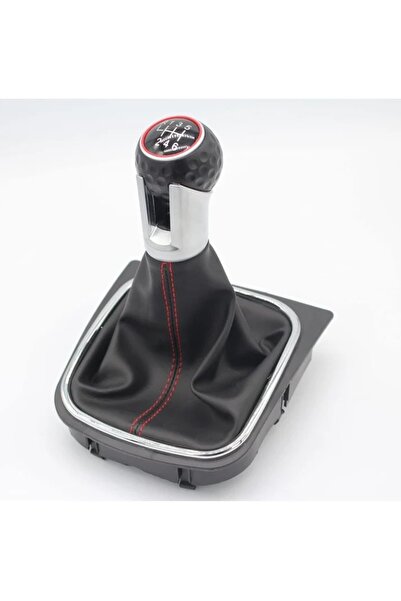 CED AUTO TRADE Κεφαλή και περίβλημα μοχλού ταχυτήτων συμβατά με VW Golf 5 V, ...