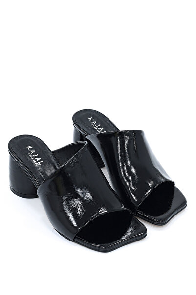 kajal ayakkabı CBR-T50 Παντόφλες από γνήσιο δέρμα με χοντρό τακούνι