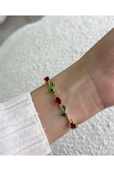 ArtBDesign Tulip Rose Bileklik Lale Bileklik Sevgiliye Hediye