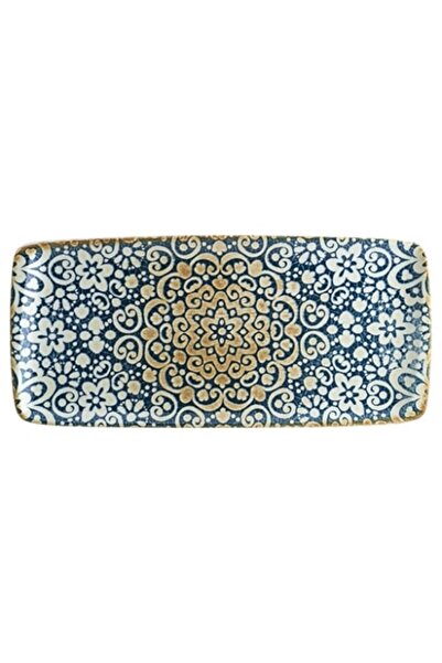 Bonna Porselen Alhambra Moove Rectangular Plate 34x16 Cm (Pack of 2)