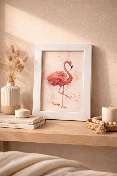 E Züccaciye Modern Dekor Beyaz Çerçeve - Tekli 13x18 cm